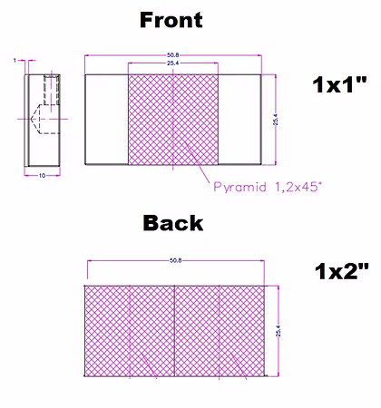 Ngàm kẹp thử độ mở đường may ISO 13936-1